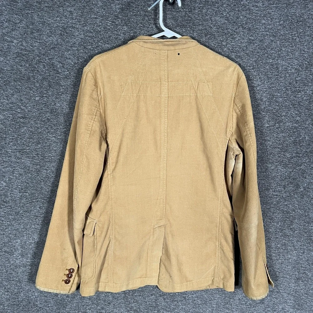 G-Star RAW Blazer Mens 50 Beige Corduroy Correctline Deconstructed Jacket Casual